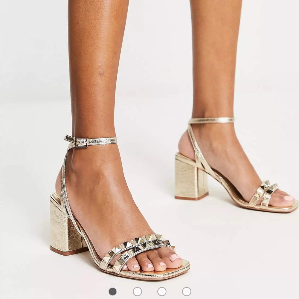 ASOS DESIGN Heath studded heels